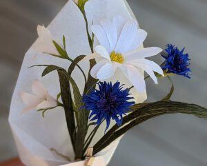 fleurs en papier
