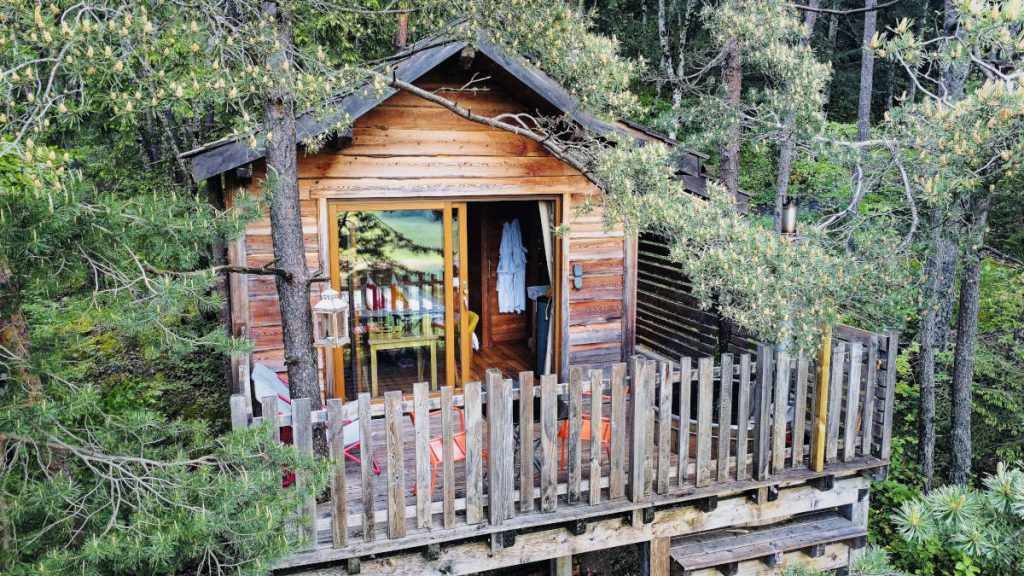 location cabane perchee