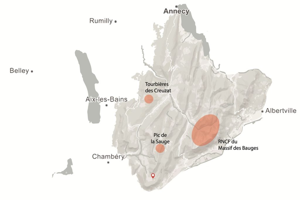 Faune flore massif Bauges